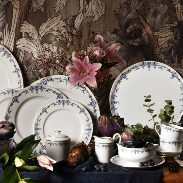 Vide-poches HAVILAND Dammouse en porcelaine 18.5x18.5cm