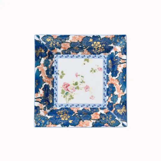 Vide-poches HAVILAND Dammouse en porcelaine 18.5x18.5cm