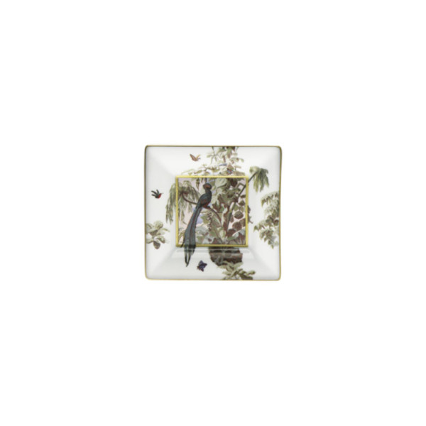Vide-poches HAVILAND Le Brésil - Manufacture Zuber en porcelaine 10x10cm