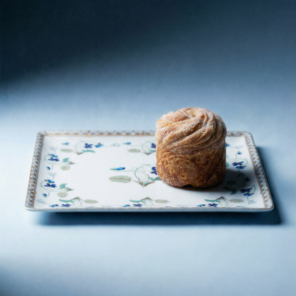 Plateau HAVILAND Impératrice Eugénie en porcelaine 22x19cm