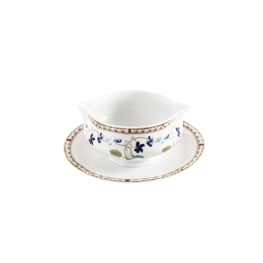 Saucière HAVILAND Impératrice Eugénie en porcelaine 30cl