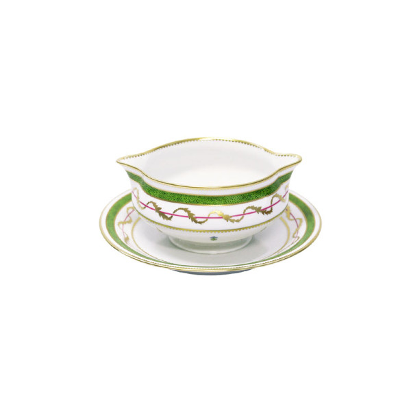 Saucière HAVILAND Vieux Paris en porcelaine 30cl