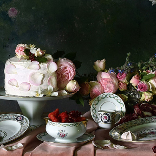 Bol à céréales HAVILAND Louveciennes en porcelaine 23cl