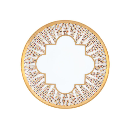 Assiette à dessert HAVILAND Cavalier Royal en porcelaine 22.5cm