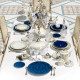 Assiette à pain HAVILAND Damassé Bleu Ritz Paris en porcelaine 16cm