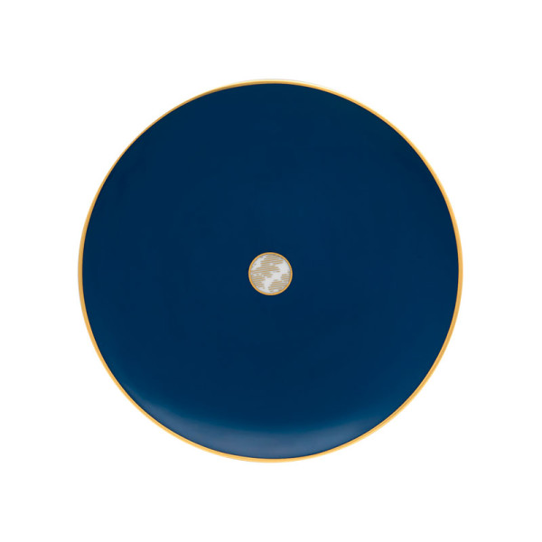 Assiette à pain HAVILAND Damassé Bleu Ritz Paris en porcelaine 16cm