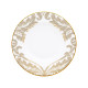 Assiette creuse à aile HAVILAND Damassé Blanc Ritz Paris en porcelaine 23.5cm