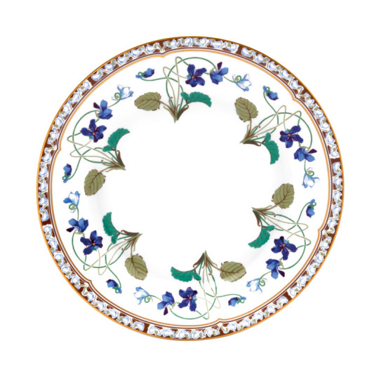 Assiette à dîner HAVILAND Impératrice Eugénie en porcelaine 26cm
