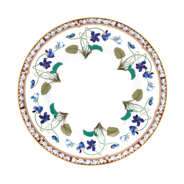 Assiette à dîner HAVILAND Impératrice Eugénie en porcelaine 26cm