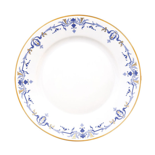Assiette à dîner HAVILAND Marthe Ritz Paris en porcelaine 26cm