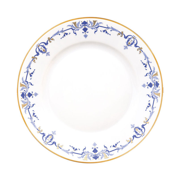 Assiette à dessert HAVILAND Marthe Ritz Paris en porcelaine 22cm