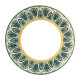 Assiette à dîner HAVILAND Rêves du Nil vert or 2 en porcelaine 28cm
