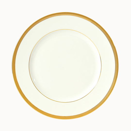 Assiette à dîner HAVILAND Opéra Or en porcelaine 26cm