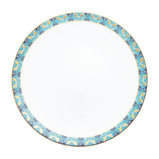 Assiette à dîner HAVILAND Portofino en porcelaine 28cm