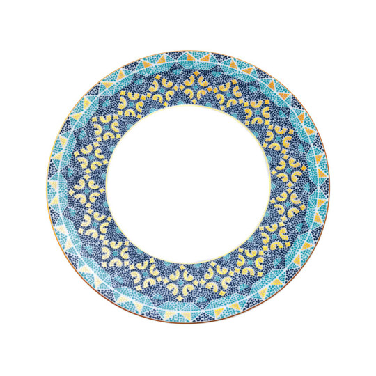 Assiette à dessert HAVILAND Portofino en porcelaine 22.5cm