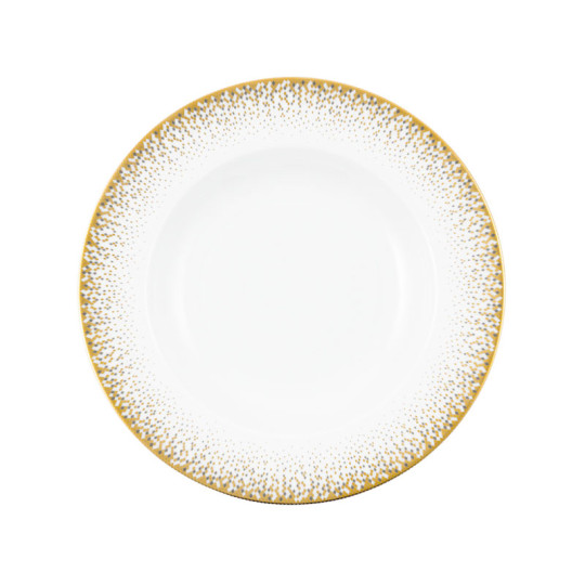 Assiette creuse à aile HAVILAND Souffle d'Or en porcelaine 23.5cm