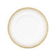 Assiette creuse à aile large HAVILAND Souffle d'Or en porcelaine 27cm