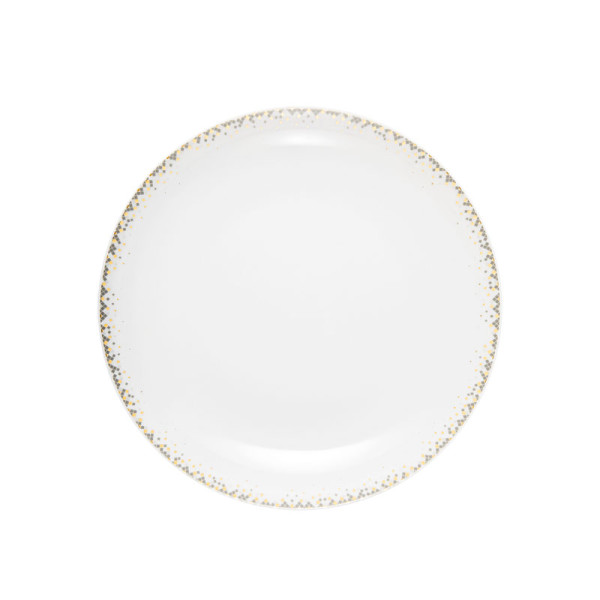 Assiette creuse calotte HAVILAND Souffle d'Or en porcelaine 21.5cm