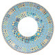 Assiette à dîner HAVILAND Vieux Paris en porcelaine 26cm