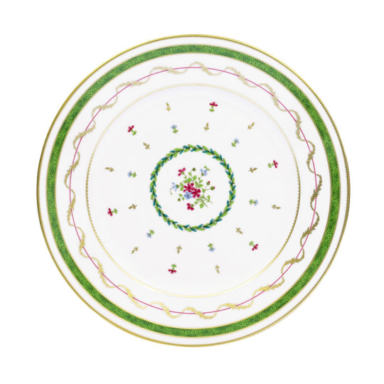Assiette à dîner HAVILAND Vieux Paris en porcelaine 26cm