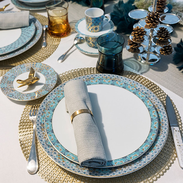 Assiette à gâteau HAVILAND Vieux Paris en porcelaine 19cm