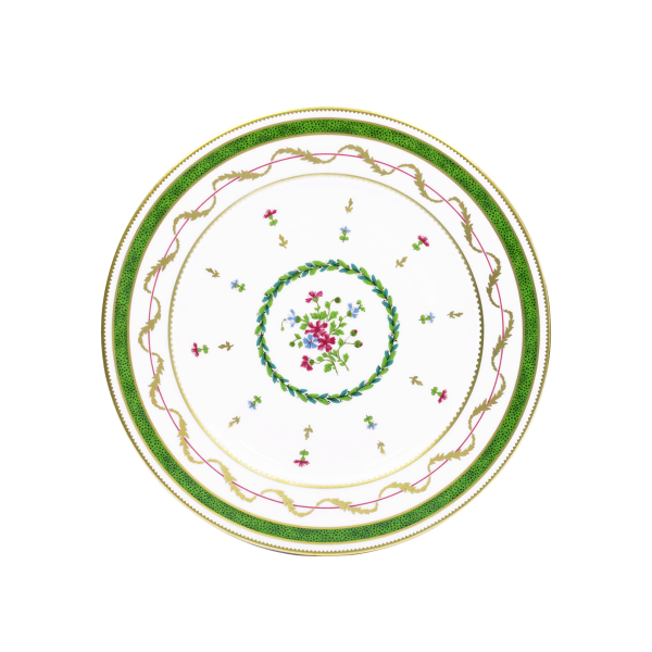 Assiette à gâteau HAVILAND Vieux Paris en porcelaine 19cm