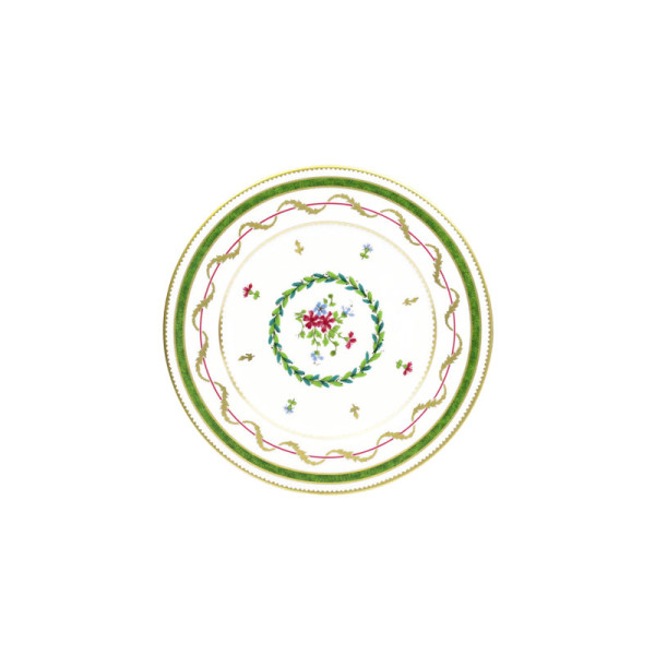 Assiette à pain HAVILAND Vieux Paris en porcelaine 16cm