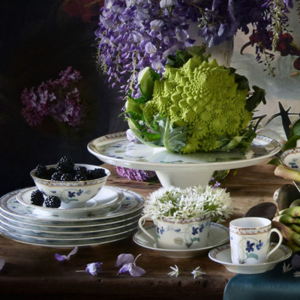 Tasse et soucoupe café HAVILAND Impératrice Eugénie en porcelaine 7.5cl