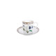 Tasse et soucoupe café HAVILAND Impératrice Eugénie en porcelaine 7.5cl
