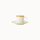 Tasse et soucoupe thé HAVILAND Opéra Or en porcelaine 15cl