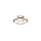 Tasse et soucoupe thé HAVILAND Stanislas Or en porcelaine 15cl