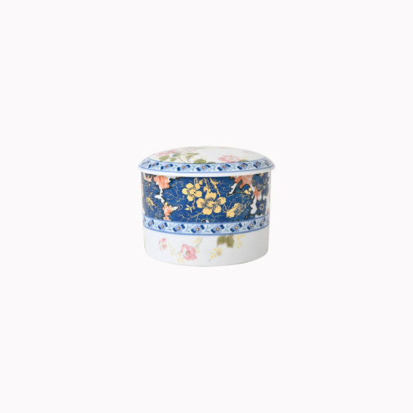 Bonbonnière HAVILAND Dammouse en porcelaine grand modèle