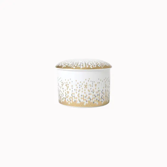 Bonbonnière HAVILAND Souffle d'Or en porcelaine petit modèle