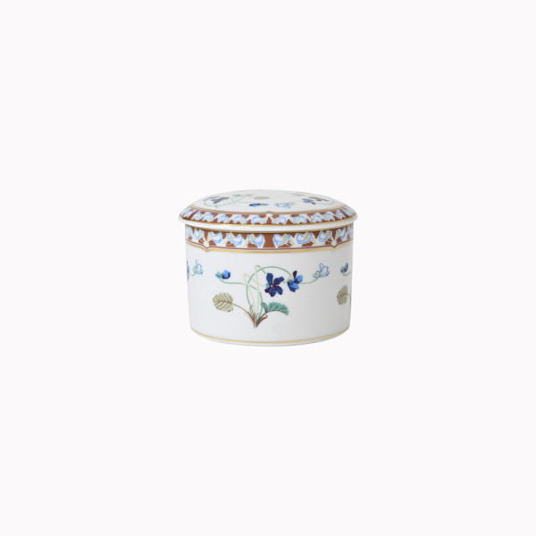 Bonbonnière HAVILAND Impératrice Eugénie en porcelaine petit modèle