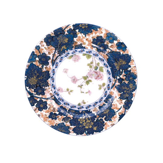 Assiette à dessert HAVILAND Dammouse en porcelaine 22cm