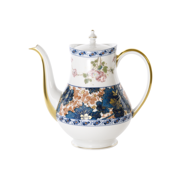 Théière boule HAVILAND Dammouse en porcelaine 120cl