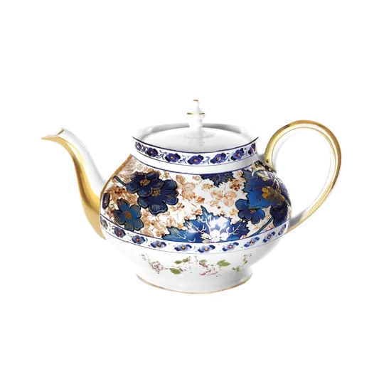 Théière boule HAVILAND Dammouse en porcelaine 120cl