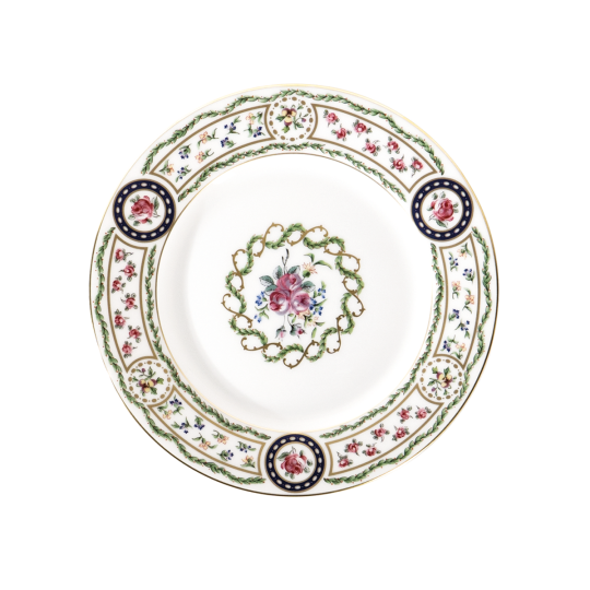 Assiette à dessert HAVILAND Louveciennes en porcelaine 22cm