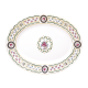 Plat ovale HAVILAND Louveciennes en porcelaine 40x31.5cm