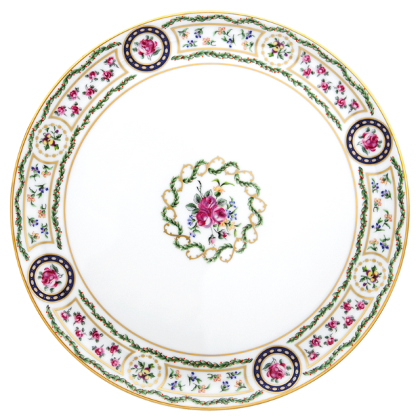 Ravier HAVILAND Louveciennes en porcelaine 23x16.5cm