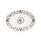 Ravier HAVILAND Louveciennes en porcelaine 23x16.5cm