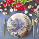 Assiette à dessert HAVILAND Le Brésil - Manufacture Zuber en porcelaine 22.5cm