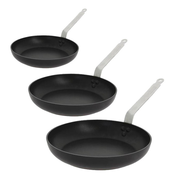 Poêle DE BUYER Choc Intense en aluminium - 4 tailles