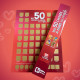 Poster à gratter PAG "50 choses à faire en couple" format 30x40cm