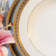 Assiette à dessert HAVILAND Stanislas Or en porcelaine 21cm