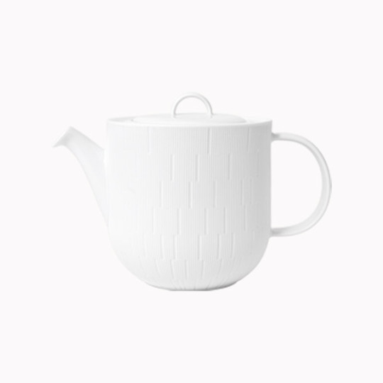 Verseuse Cafetière HAVILAND Infini Blanc en porcelaine 80cl