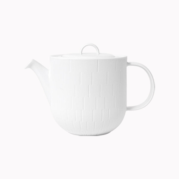 Verseuse Cafetière HAVILAND Infini Blanc en porcelaine 80cl