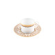 Tasse et soucoupe à thé HAVILAND Infini Blanc en porcelaine 15cl