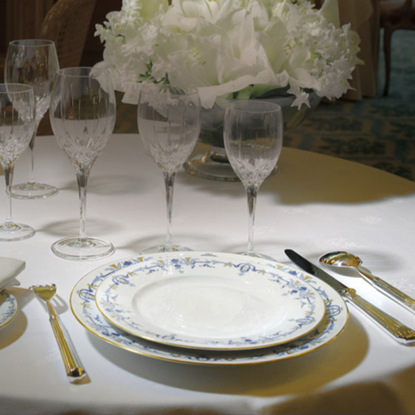 Assiette de présentation HAVILAND Infini Blanc en porcelaine 29.5cm