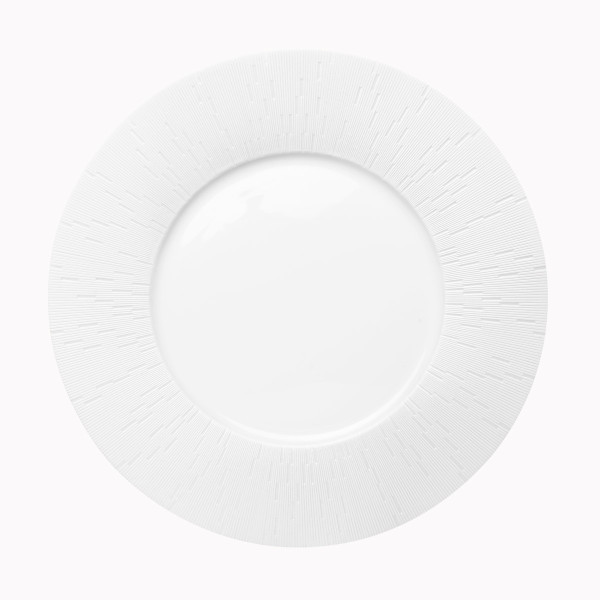 Assiette à dîner HAVILAND Infini Blanc en porcelaine 27cm